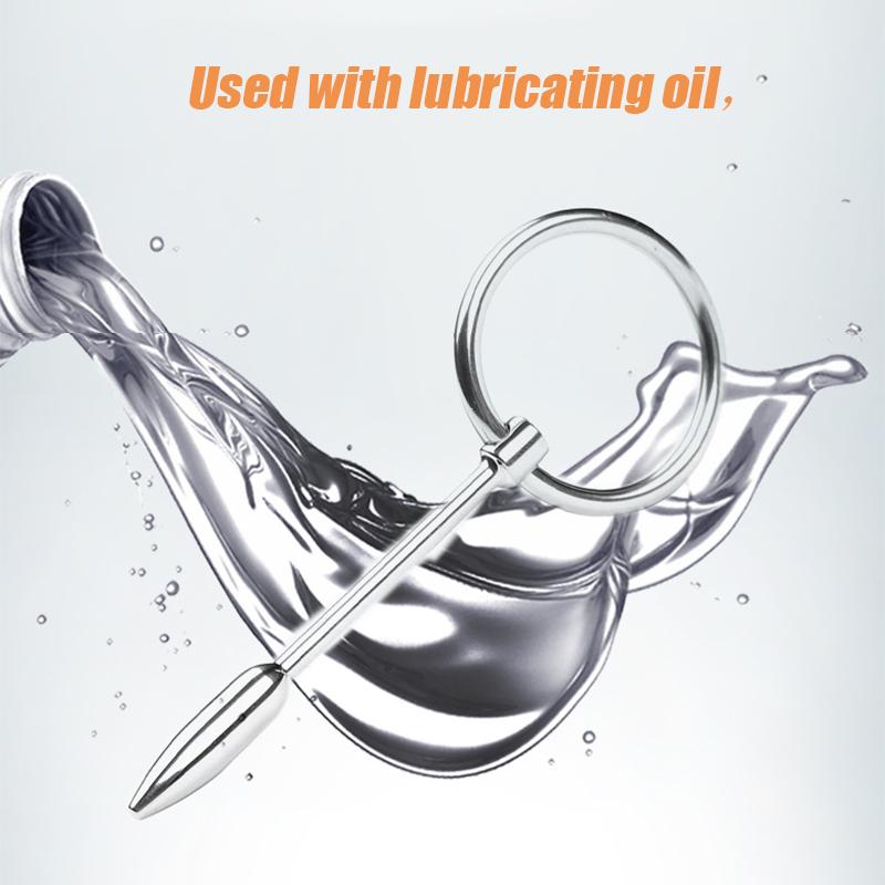 Pferdeaugenstab Harnröhren-Masturbator Erwachsene Männer und Frauen Harnröhrenstab Dilatator SM Sexspielzeug Metall Penis Plug