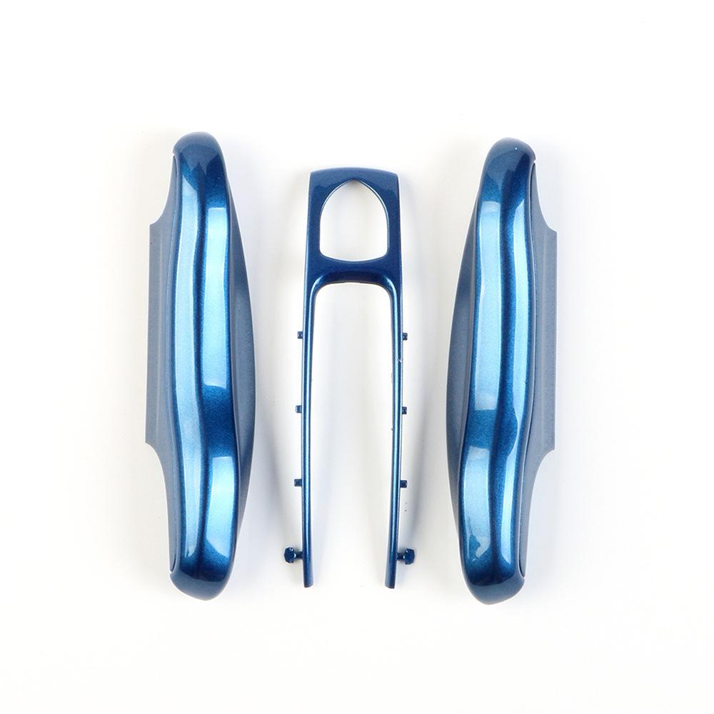 For Porsche Keycase Ring New Cayenne Paramela 911Macan 718 Sapphire Blue Keycase