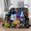 Rock Band I-Iron M-Maiden Printed Blanket Kids Warm Blankets Flannel Soft and Comfortable Blanket Bed Linings Birthday Gift