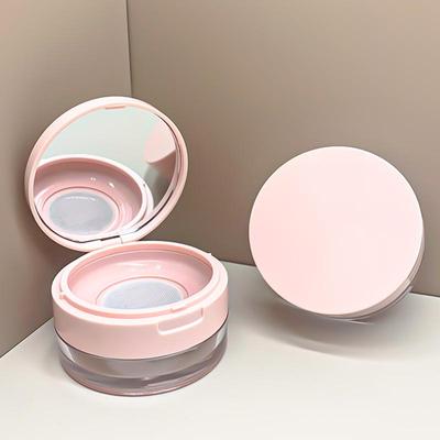 Leere Air Cushion Puderquasten-Box Mit Puderquaste Spiegel Groß Oder Klein Elastisches Netz Tragbarer Make-up-Behälter Für Losen Puder