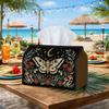 1pc Mystical Celestial Witch Tissue Box | Multi-functional Napkin Dispenser, Two Sizes Available Suitable for Home, Parties, Car Decoration Luna Moth 