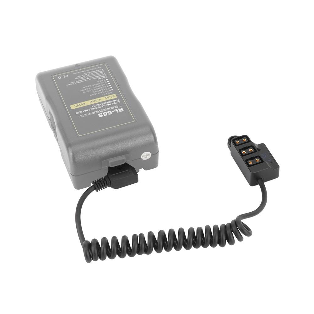 D-TAP One-to-Three Power Cable with Digital Display, B-Type Anton V-Mount Camera Battery Power Converter Cable