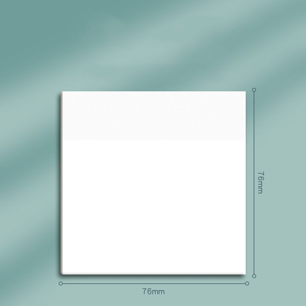 Memo Pads PET Material Scrapes Stickers Sticky Simple Note Paper Transparent Sticky Notes