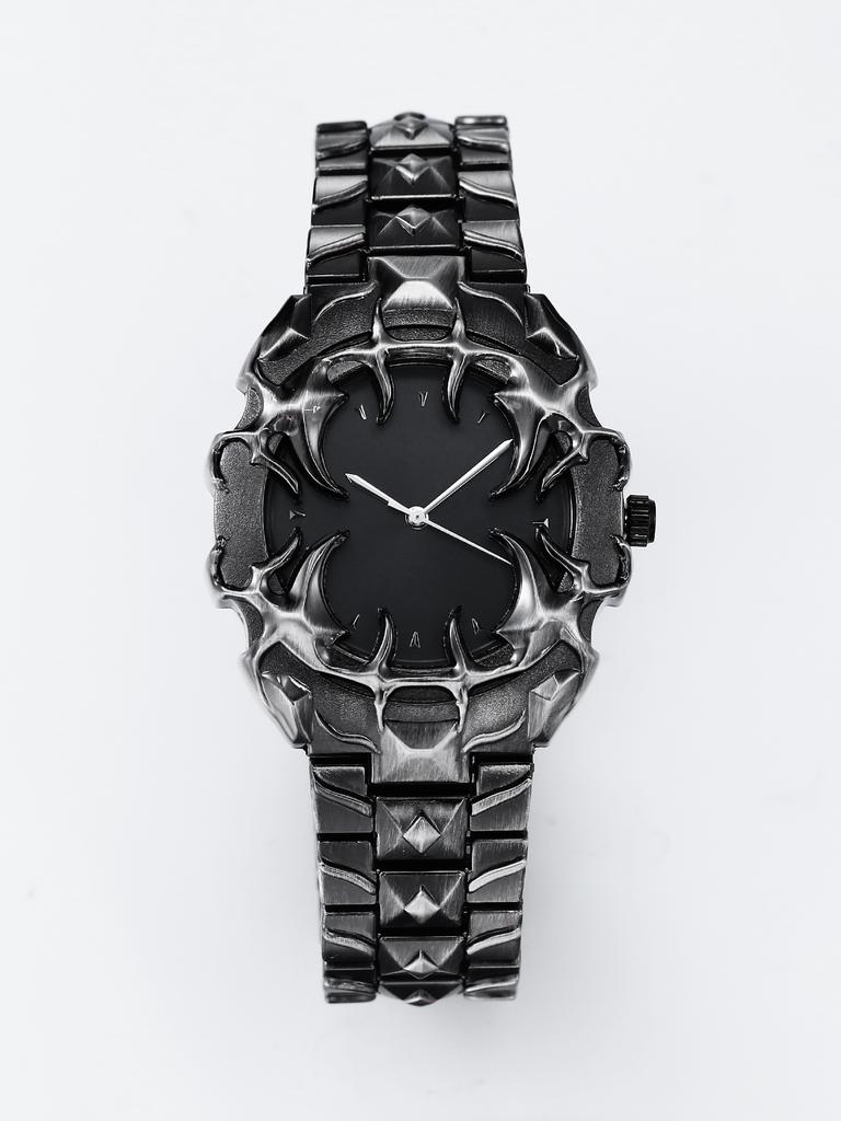 DENVOSI New Y2K Gothic Claw Shaped Quartz Watch with Detachable and Replaced Dial Fashionable Street Accessory