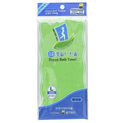 Happy Bath Towel, Large, Green, 1pc