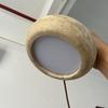 Japanese-Style Yellow Travertine Lamp Wabi-Sabi Retro Pendant Light Middle for Dining Room Bedside Decorative Chandelier