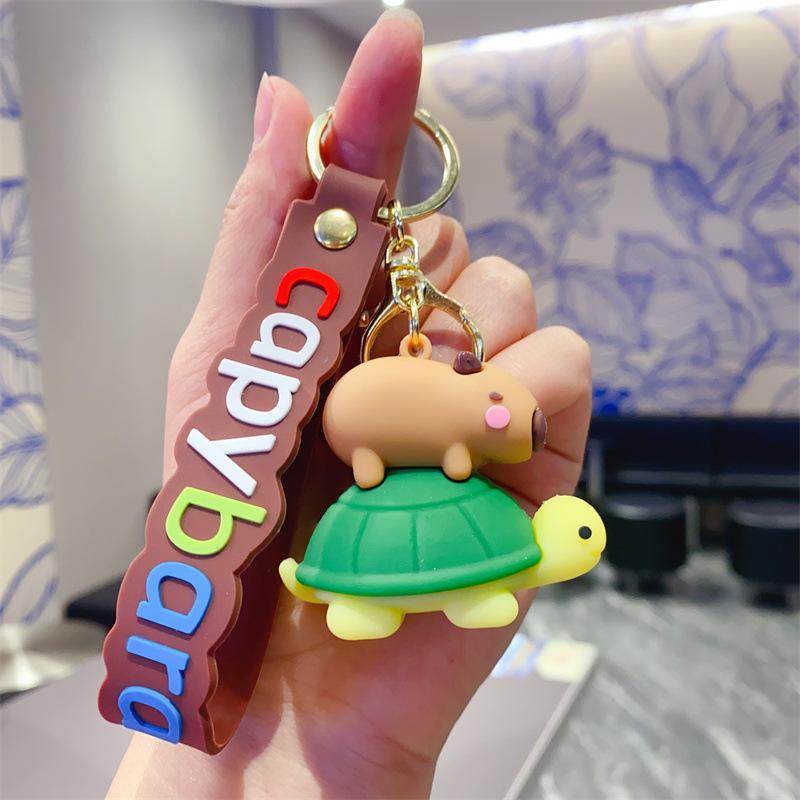 Capybara Kapibara Serie Puppe Schlüsselanhänger Schultaschenanhänger Student Kleines Geschenk Anhänger