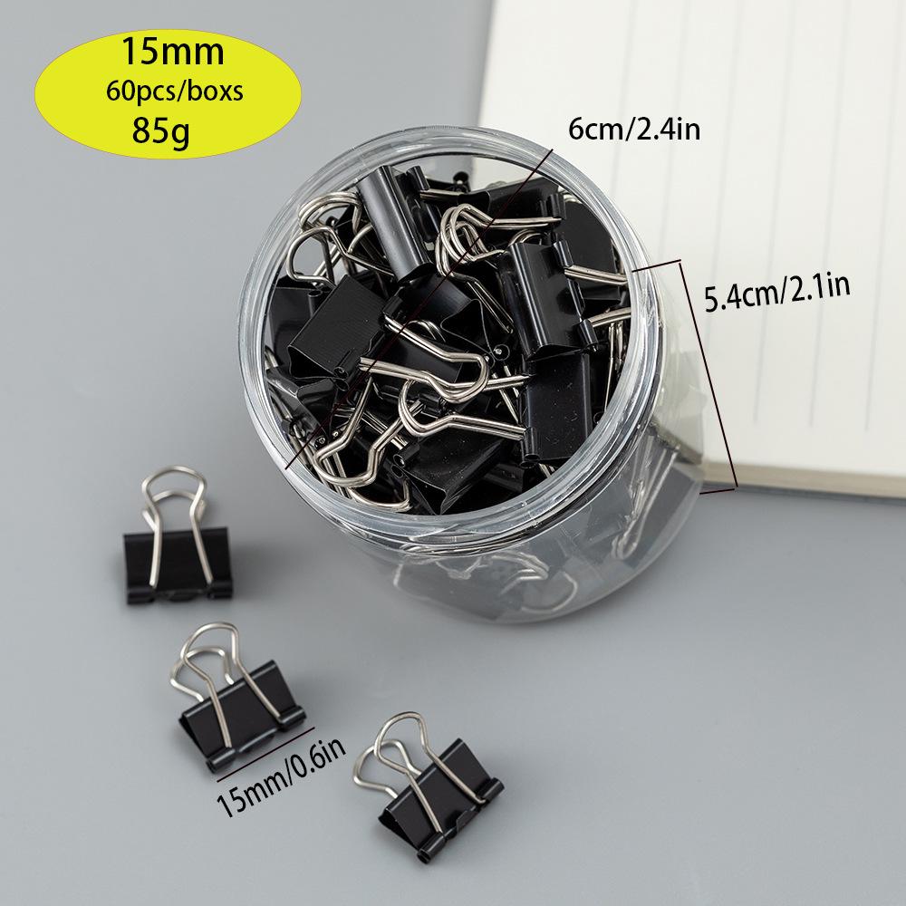 Gold Metal Long Tail Clip for Binder and Loose-Leaf Paper - Large Size for Students and Office Use
