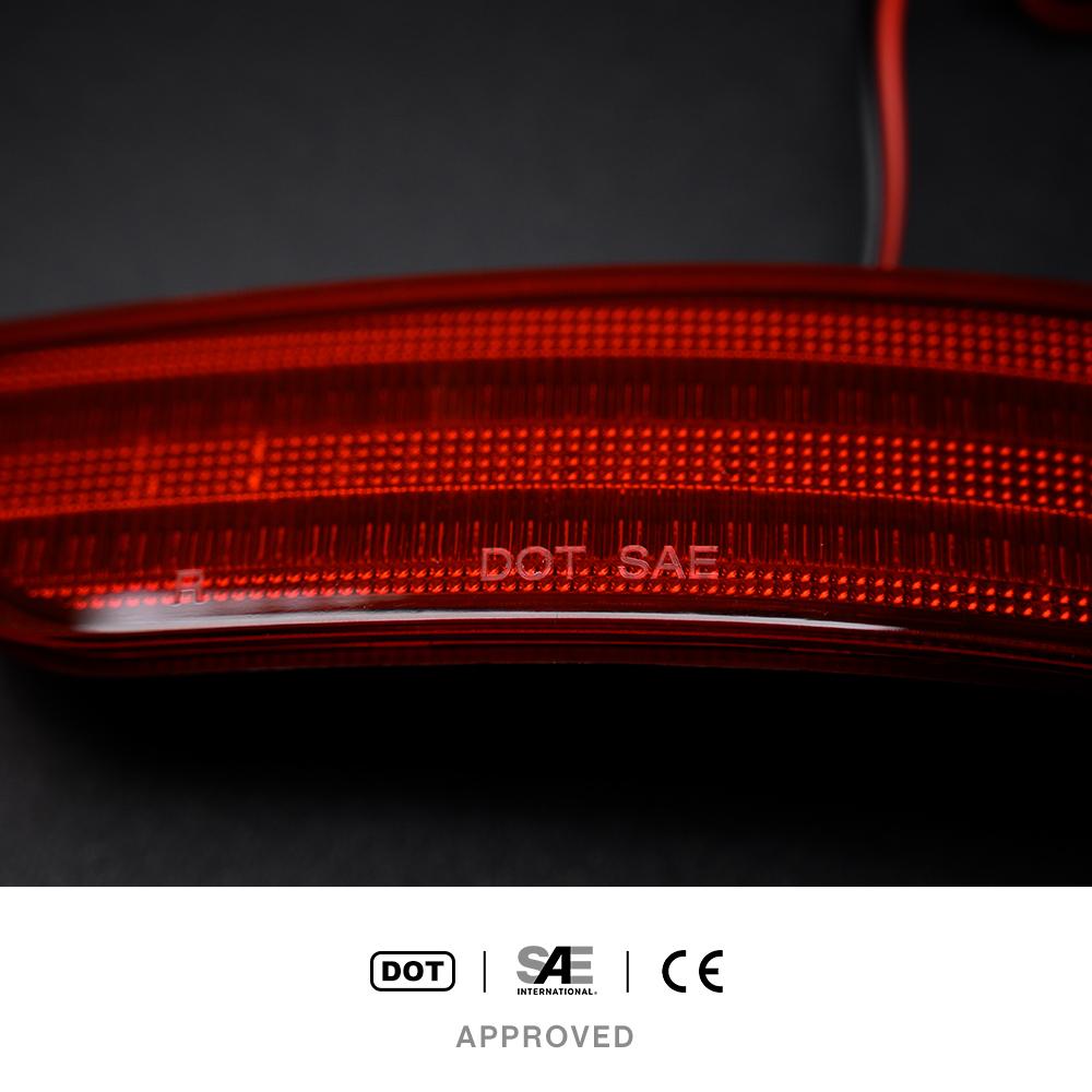 Für Lexus ES300h ES350 GS200t GS300 GS350 GS400h Basis F Sport Für Toyota Corolla E180 Led Hinten Stoßstange Reflektor Brems Schwanz licht