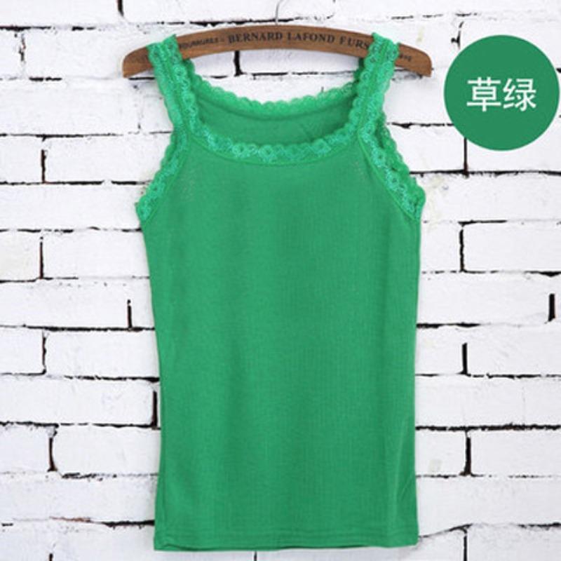 Versatile Japanese and Korean Lace Slim Fit Bottom Small Vest Suspender Women's Summer Women's Threaded Suspender Women's