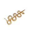 Fashion Hair Clip Snake Headpieces with Rhinestones And Alloy Designs Hair Accessories For Elegant Hairstyles
