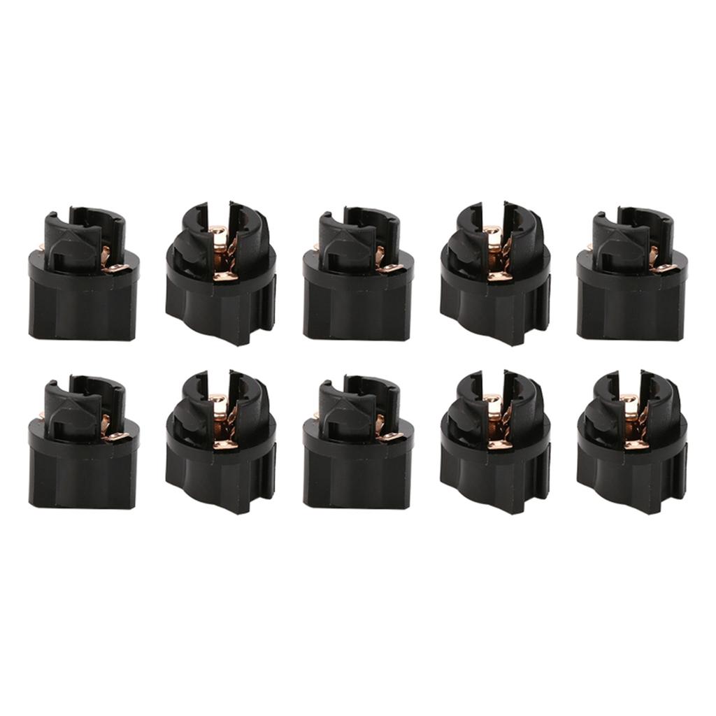 10 buc Suport Lampă T5/T10 LED Soclu Twist Lock 12V Bord Auto Panou Instrumente Cluster Bază Bec Universală Bază Lampă