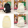 Girls School Backpack With Nylon Material For Middle School Education And Lightweight Design