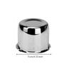 Trailer Hub Dust Cap Anti Wheel Cover with Flange Low-Profile Hubcap for
