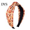 Decorative Headband for Holiday Parties Fall Knotted Women, Pumpkin Maple Leaf Headband, Stable Non Slip Hair Accessory Wide Brim Thanksgiving Autumn