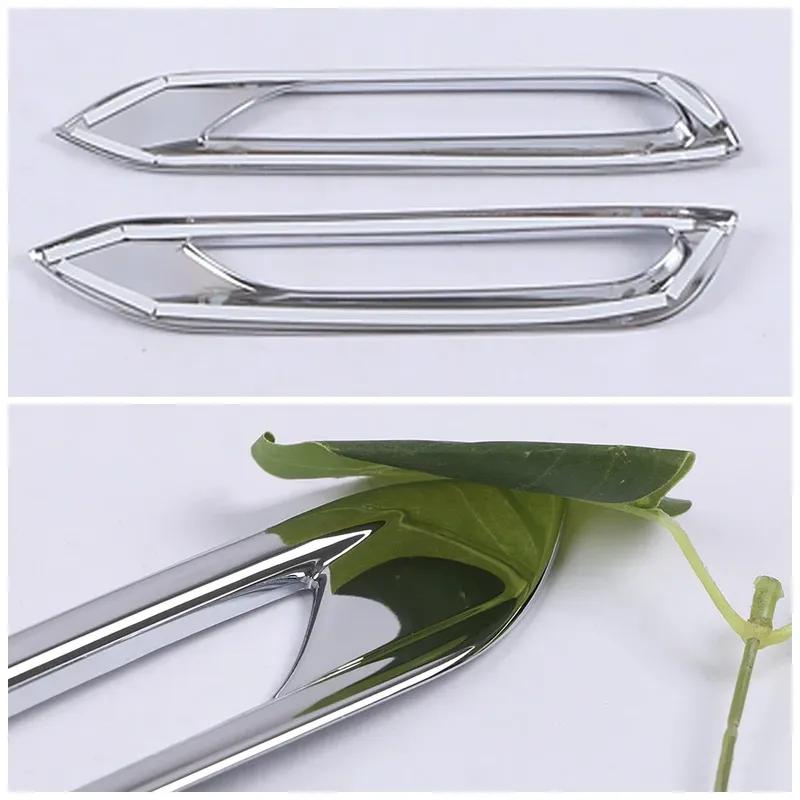 Car Exterior Part Front Rear Fog Lamp Light Bumper Reflector Frame Cover Trim Chrome Refit for Nissan Qashqai J11