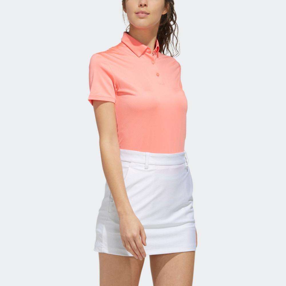 Adidas Soft And Comfortable Pullover Polo Shirt Women Tops Shiny-Red FJ3846