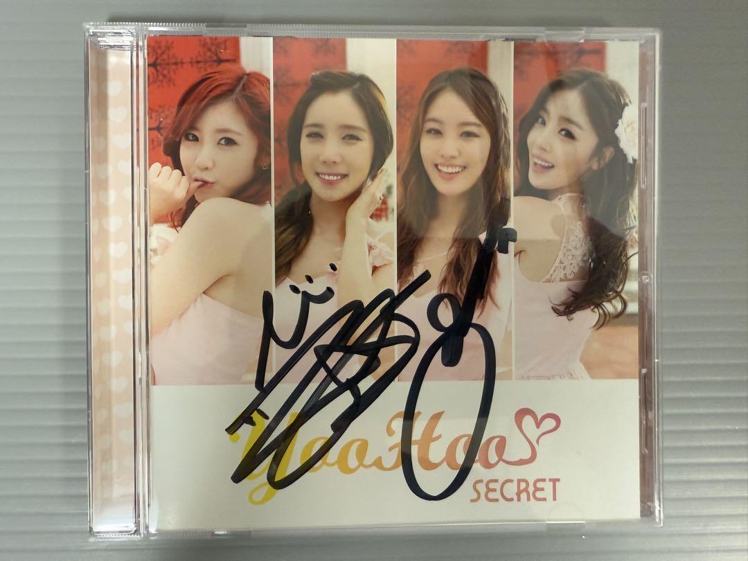

[USED] Secret YooHoo Japanese Edition Hana Ji Eun Autographed CD Trading Card Ji Eun