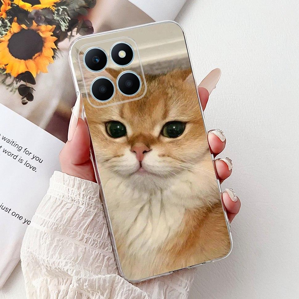 For Huawei Honor X6a Case Cute Animals Soft Silicone Phone Cases For Honor X 6A 6B X6a X6b HonorX6a Cover Ultra-thin TPU Housing