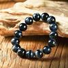 Natural Stone Bracelet Blue Tiger Eye Elegant Carefully Selected Beautiful Strong Shine Mainly a stone for and Good Luck Comes with Bead Threading