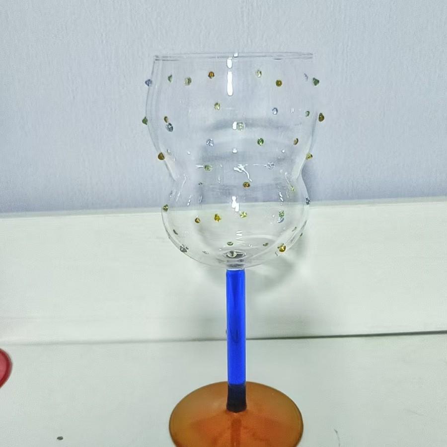 Luxury Jeweled Wine Glass Glamorous Rhinestone Clipart Diamond Crystal Cocktail Glass Design Sparkly Drink Glasses