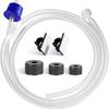 1.2m Kitchen Sink Soap Dispenser with Check Valve and Extension Tube for Hand Sanitizer and Dish Soap