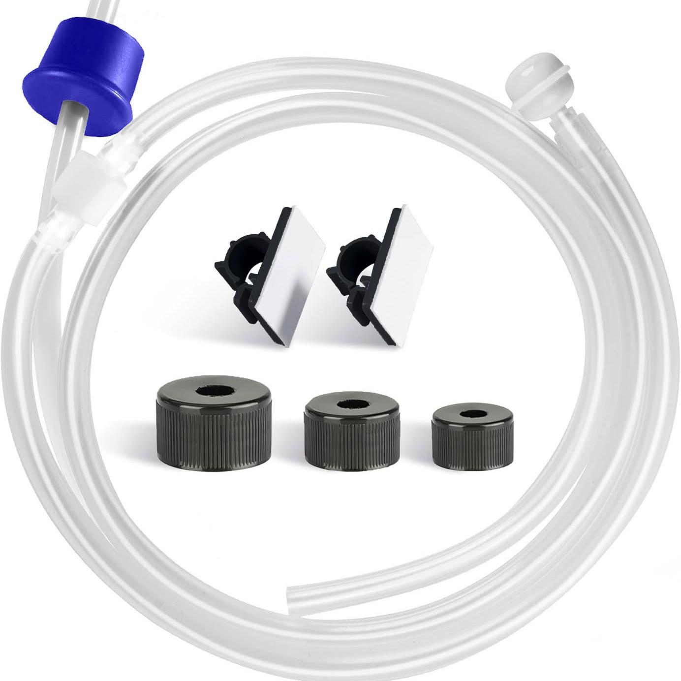 

1.2m Kitchen Sink Soap Dispenser with Check Valve and Extension Tube for Hand Sanitizer and Dish Soap None