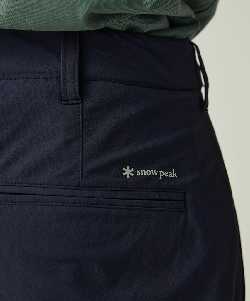 Snow Peak Stretch Trousers and Size XL Water-Repellent PA-25AU005, Men's Women's Navy,