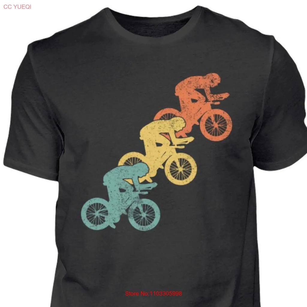Cyclist T Shirt Bicycle Cycling Road Bike Racing Unisexs Vintage Top For Everyday Wear Comfortable Breathable Soft Stylish