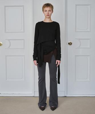 Simeteuligpeosenteu Basic Flare Leggings / Melange Gray