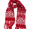 Unisex Scarf For Adults Christmas Thicken Scarf Warmth Cold Protection Long Women Autumn Winter Red 1Pcs