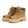 Martin boots women's 0000 autumn and winter new thick-soled rhubarb boots popular versatile British style student tooling retro short boots