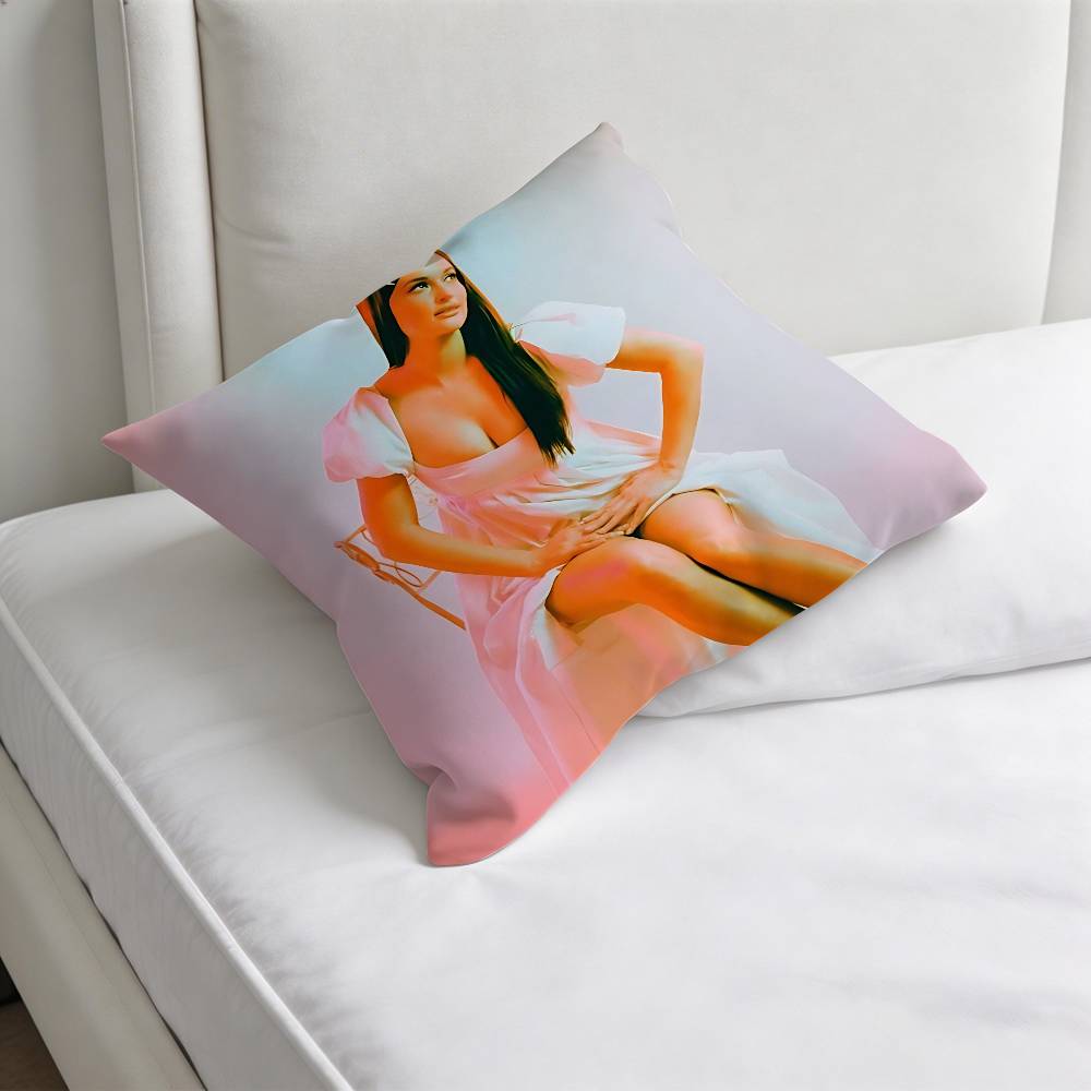 Middle Nowhere Kacey Musgraves Decorative Square Pillow Cover Modern Cushion Case for Living Room Bedroom