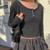 New Arrivals Open Run Lace Layered Ribbed Ballet Core Slim Fit Crop Long Sleeve