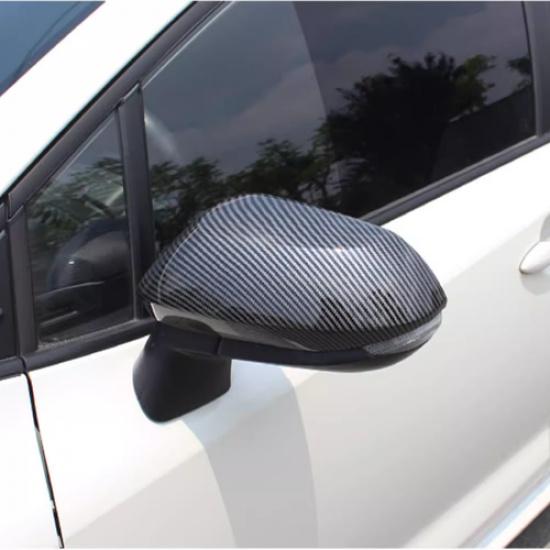 Carbon Fiber Rearview Mirror Cover Trim For Toyota Corolla -2025