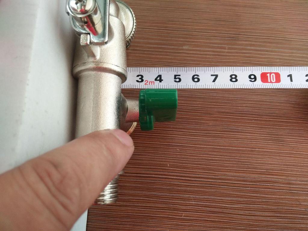 Outdoor Double-Control Brass Faucet for Kitchen and Garden