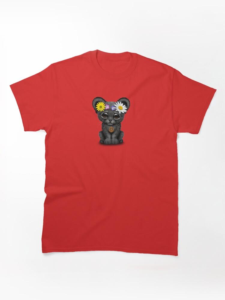 Black Panther Cute Hippie Black panther Cub Classic Unisex T-Shirt