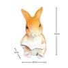Patio Ornament Resin Garden Decoration Realistic Animal Statue Weather-resistant Garden Decor Accessory for Lawn