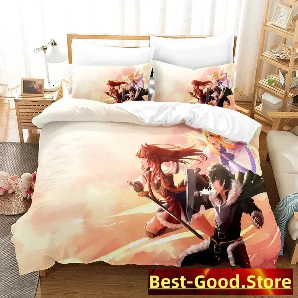 Comforter Fashion 3D The Rising Of The Shield Hero Bedding Sets With Twin Full Queen King Bedclothes