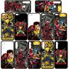 Cover for iPhone 17 16 15 Xiaomi Poco Redmi Note 14 13 12 11 Pro Max 9 16e Samsung Galaxy S25 S24 S23 OPPO Huawei Wolverine Anime Deadpool Phone Case
