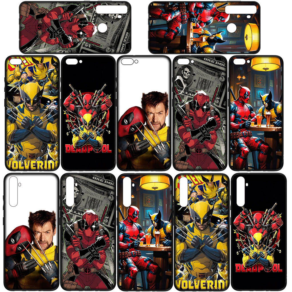 Cover for iPhone 17 16 15 Xiaomi Poco Redmi Note 14 13 12 11 Pro Max 9 16e Samsung Galaxy S25 S24 S23 OPPO Huawei Wolverine Anime Deadpool Phone Case