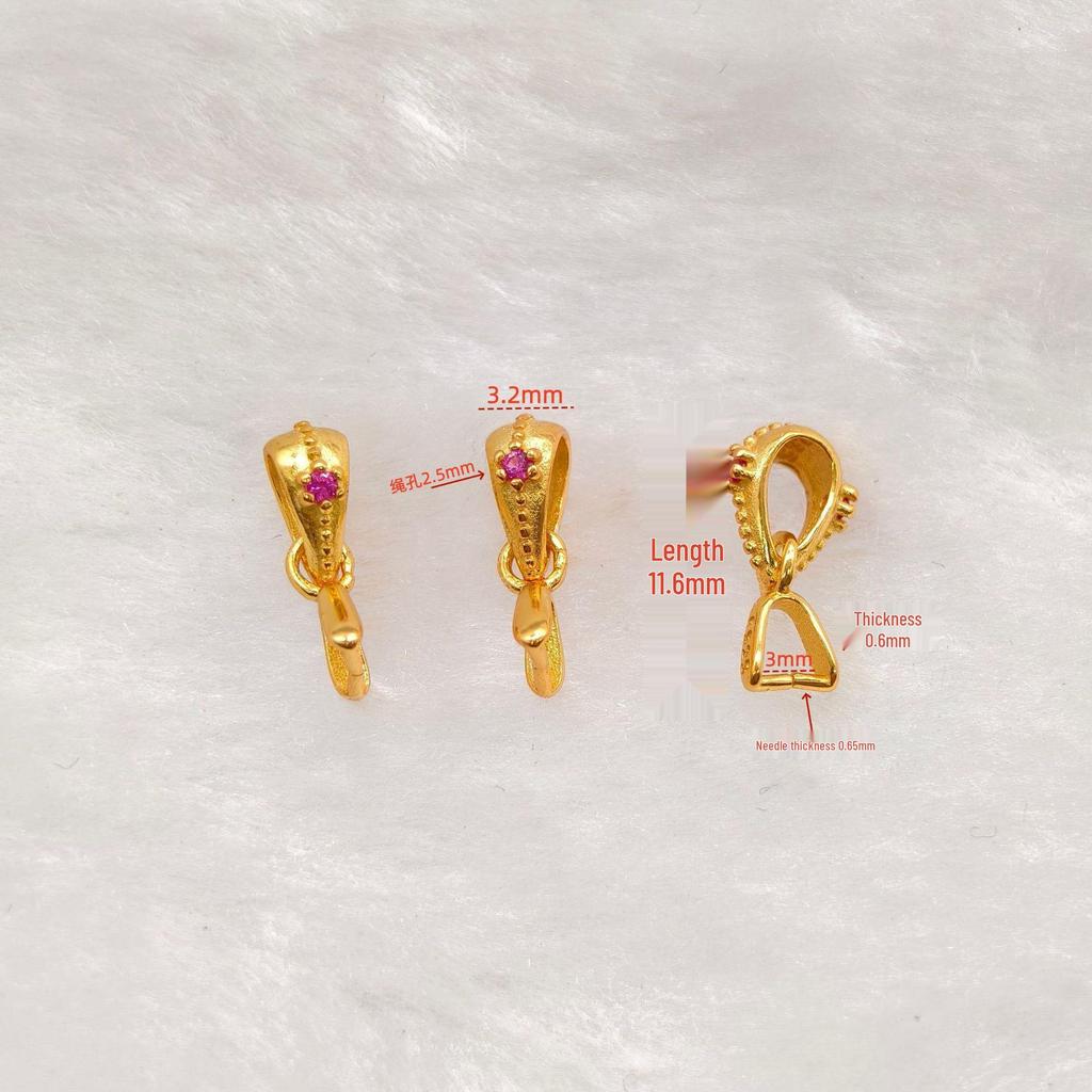 2025 Sterling Silver S925 Buddha Head Pendant for DIY Ruyi Jade Guanyin Accessories