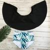 Two-piece bikini swimsuit, Spanish ruffle, high waist, L Two-piece bikini swimsuit, Spanish ruffle, high waist, L