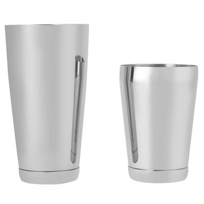 Bar Tool Stainless Steel Boston Shaker Cocktail Shaker Set Cocktail Tin Bartender BarwareSilver