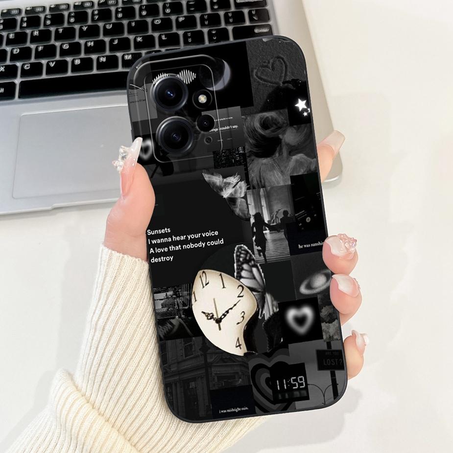Per Custodia Xiaomi Redmi Note 12 4G Note12 5G Carina Coniglio Cartone Animato Cover Morbida TPU Custodia per Telefono Per Xiaomi Redmi Note 12 Pro Plus Guscio