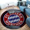 FC Bayern Munchen Custom Name Round Area Rug,Carpet Rug for Living Room Bedroom Sofa Playroom Decor,Non-slip Floor Mat
