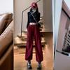 Overalls women's spring and summer new mountaineering sweatpants small paratrooper pants loose wide-leg quick-drying pants