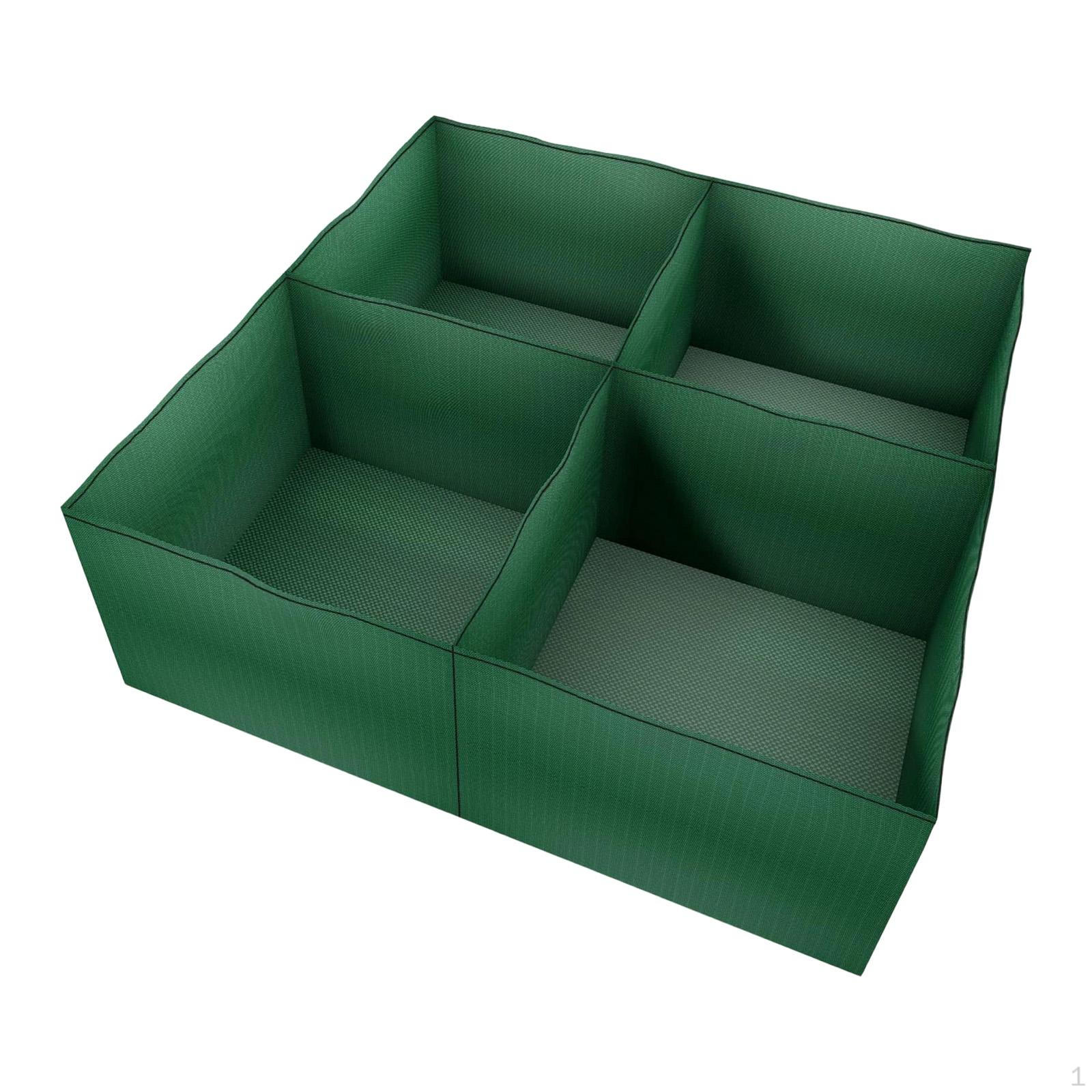 

Planting Bag for Vegetables with Separate Compartments And Breathable, Ideal Growing Flowers 4 Grids