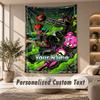 Fortnite Tapestry, Personalized Custom Text, Wall Hanging Tapestry For Living Room Home Wall Decor