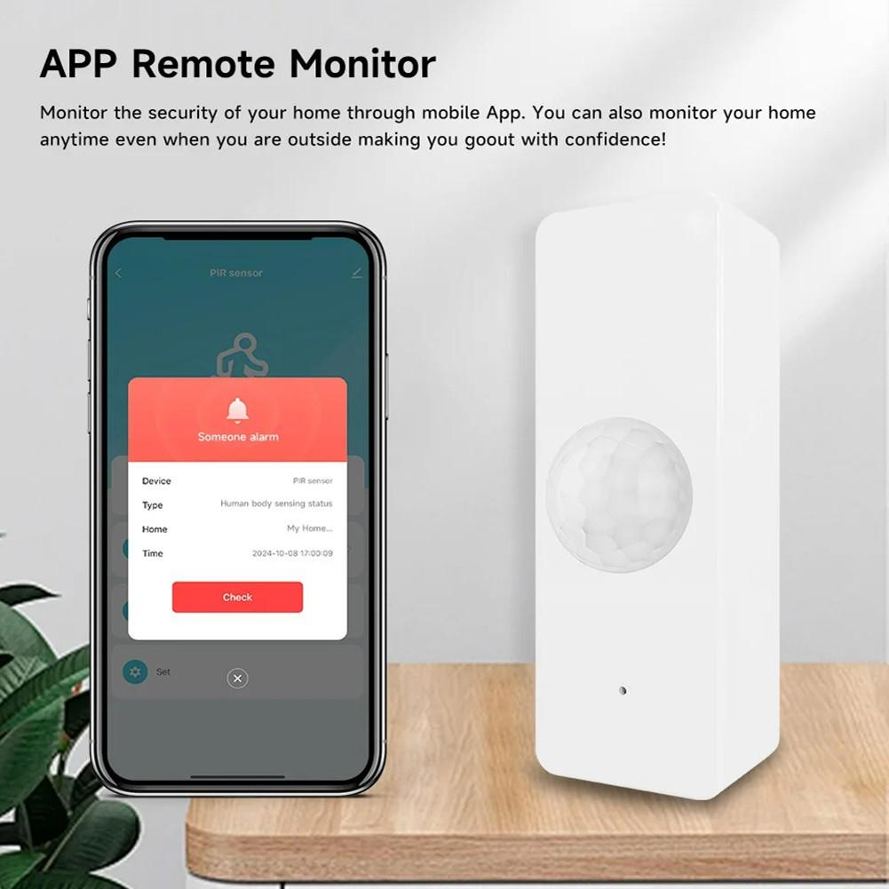 Wireless Human Motion Detector with For WIFI Connection for Safety